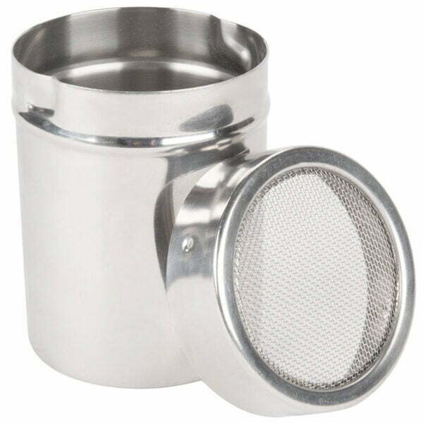 frasco cernidor acero inoxidable
