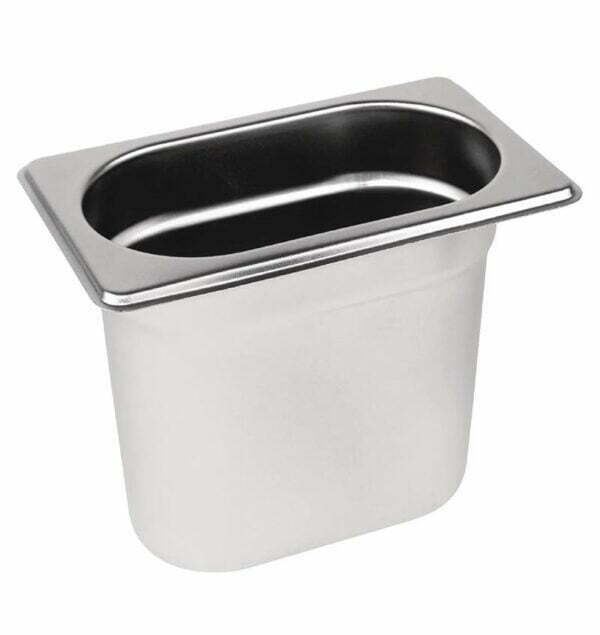 Cuba Fuente Asadera Gastronorm GN 1/9 Acero Inoxidable 15cm 1 cuba19de150