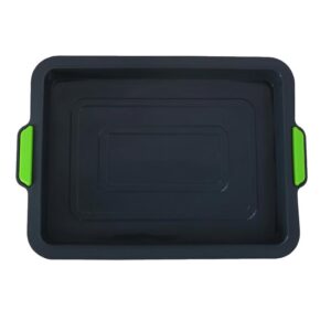 Molde Torta / Tortera Baja Rectangular 28 x 21cm En Silicona