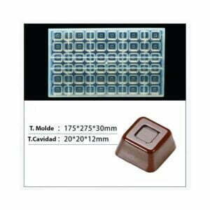 Molde De Polycarbonato Para Bombones 60 Cavidades