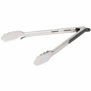 Pinza de Cocina Acero Inox Profesional Con Seguro 30cm