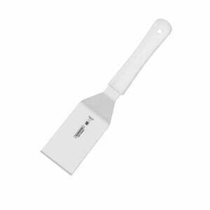 Espátula Angular Para Plancha Acero Inox 6x10cm Profesional