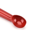 cuchara bochera helado aluminio rojo 18cm pala