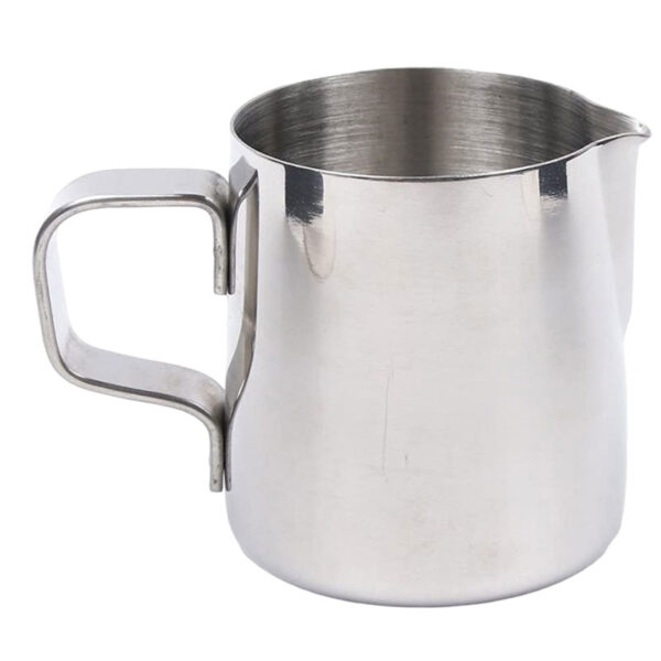 jarra para leche de acero inoxidable para espresso herramienta artistica para barista 150 ml dos