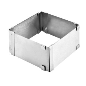 Mini Molde / Faja Ajustable Acero inox Rectangular / Cuadrado