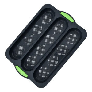 Molde Pan Frances / Baguette Perforado En Silicona