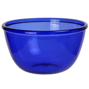 bowl vidrio azul arcoroc francia 24 cm