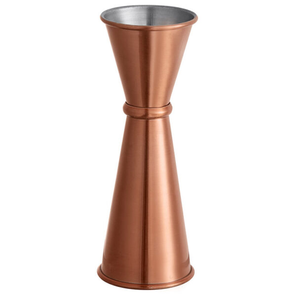 jigger doble 30 ml 60 ml cocteleria bartender cobreado