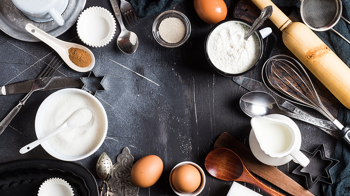 herramientas para reposteria para crear y cocinar