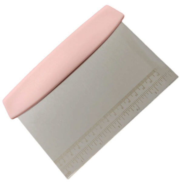 scraper cornet acero inoxidable 15 cm rosado