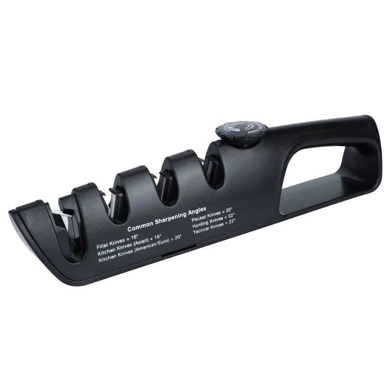 afilador 3 pasos manual de cuchillos angulo ajustable nuevo