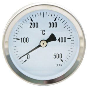 Termómetro / Pirómetro / Reloj Horno Barro 500°C Vaina 30cm