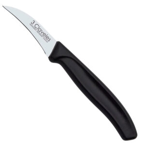 Cuchillo Torneador / Mondador Curvo 6cm 3 Claveles Light