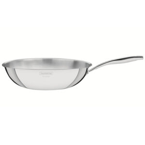 Sarten Wok Tri-Ply Acero Inoxidable Grano Ø28cm