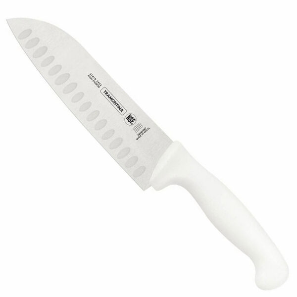 Cuchillo Cocina Santoku 17cm Mango Blanco Profesional 1 cuchillo cocinero santoku cocina mango blanco 18cm