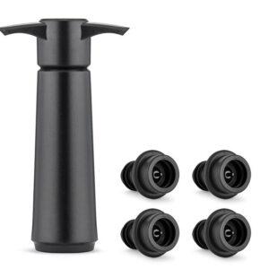 Bomba de Vacio Manual Para Vino Con 4 Tapones