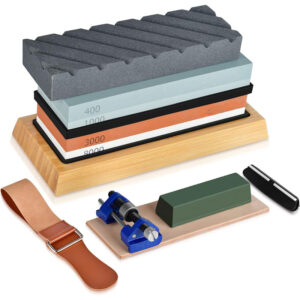 Kit Completo Para Afilar Cuchillos / Formones 9pzs.