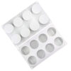 molde silicona velas postres jabon mini torta cilindro 8 cavidades