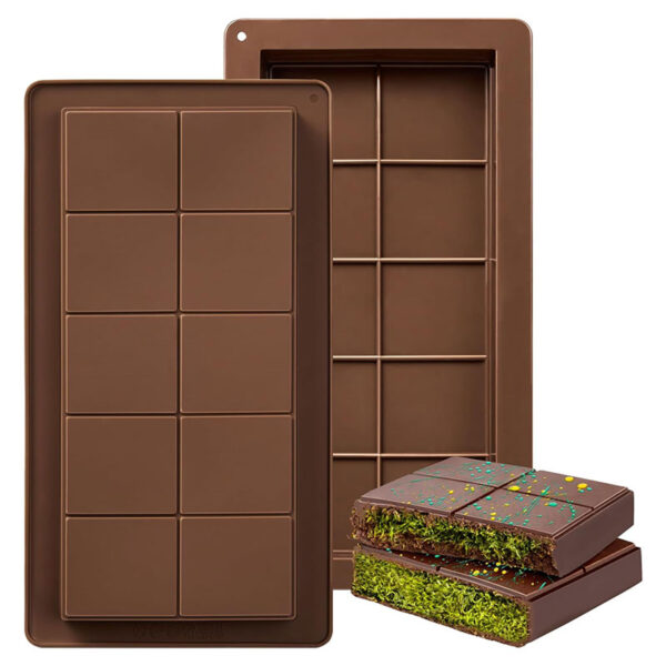 molde silicona chocolate barra grande dudai