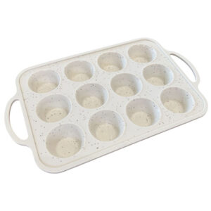 Molde De Silicona Reforzado Muffins Cupcake 12 Cavidades