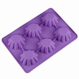 Molde De Silicona 3D Mini Brioche 6 Cavidades