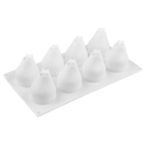 Molde De Silicona 3D Pera 8 Cavidades