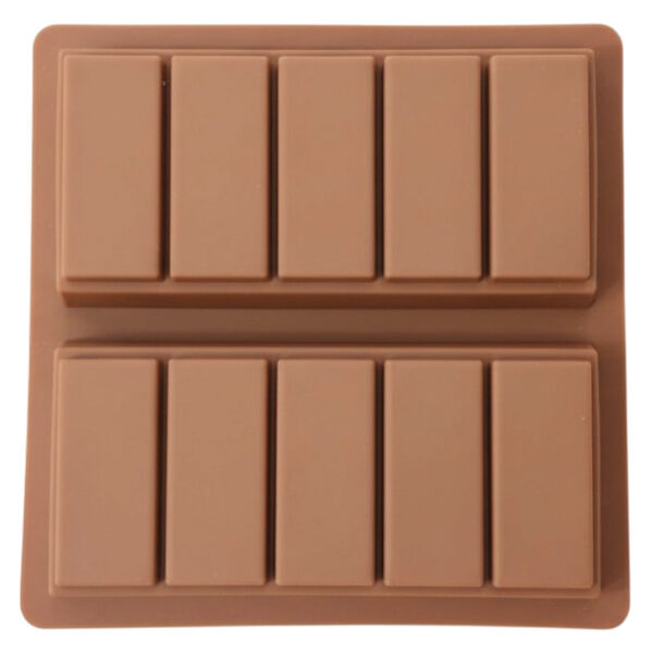 molde tableta chocolate silicona 2 cavidades