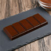 molde tableta chocolate silicona 2 cavidades en uso