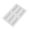 molde silicona 3d redondo postres jabon eclair grande 6 cavidades 1