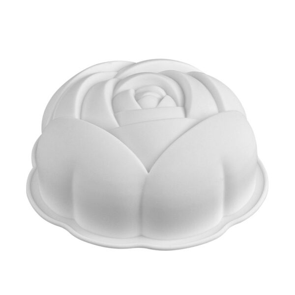 molde silicona torta flor rosa mousse