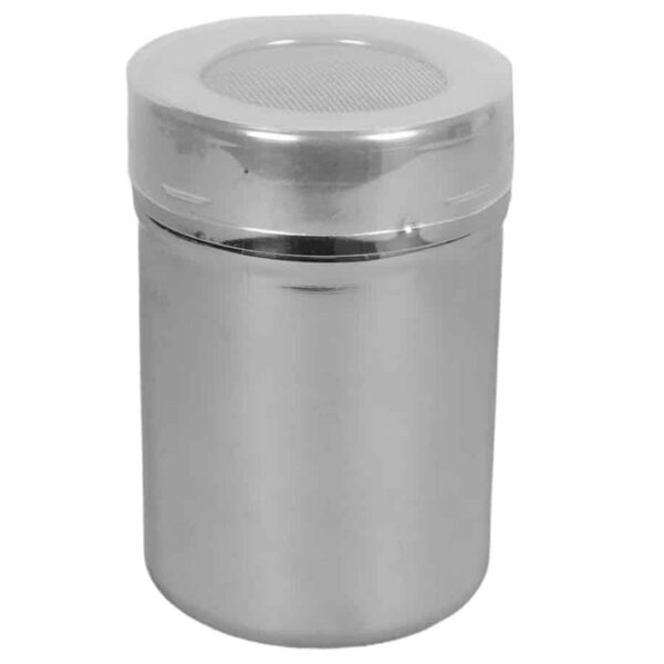 dispensador cernidor espolvoreador malla chica acero inox