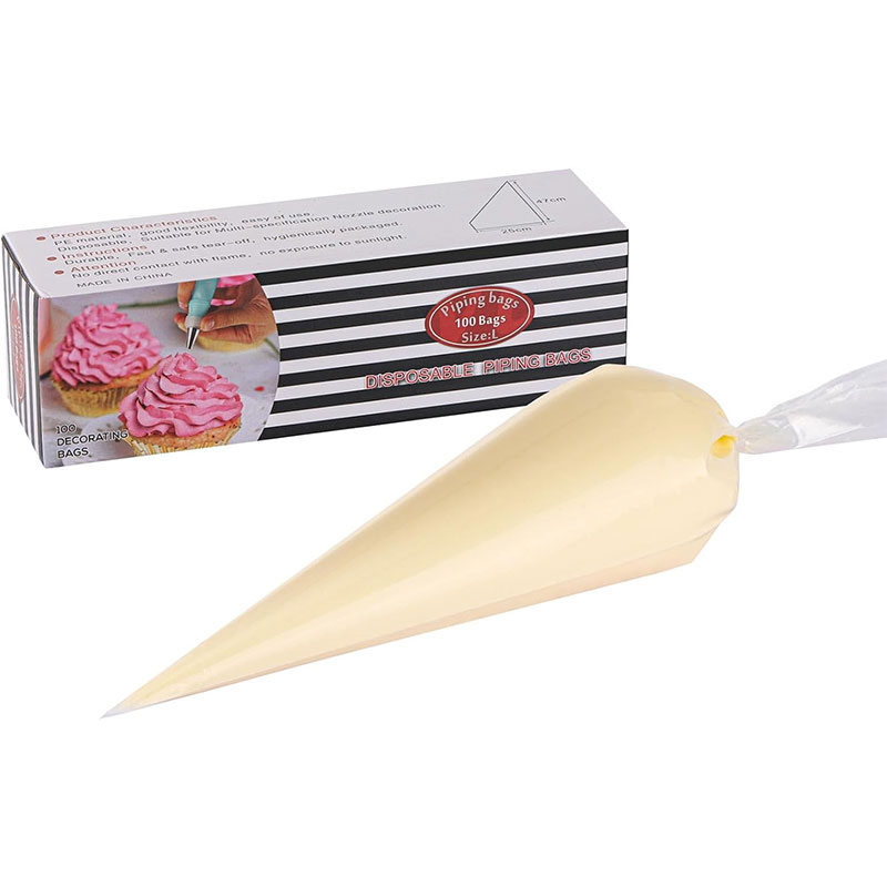 Pack 100 Mangas Repostera Descartables Nylon 47 Cm. Gruesas