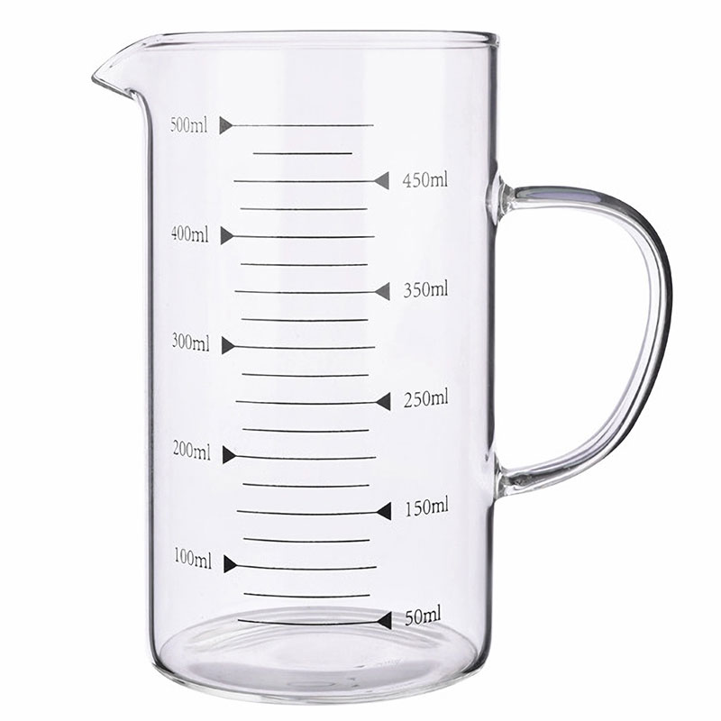 Jarra Graduada Estilo Laboratorio Borosilicato 500cc