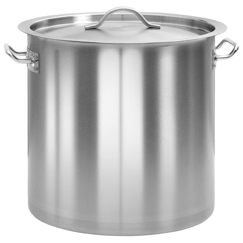 Olla Alta Ø36cm Acero Inox Fondo Compuesto Profesional 35 Litros