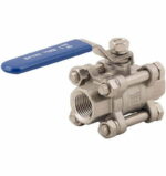 Valvula Esferica 3PCS Acero Inoxidable 304 De 1/2"
