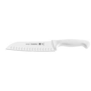 Cuchillo Santoku 7 Mango Blanco Profesional"