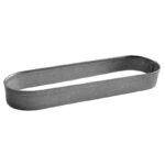 Faja Baja / Molde Oval Chapa Aluminizada 17x5cm