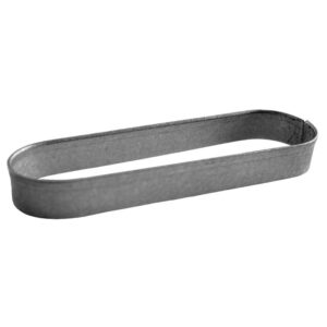 Faja Baja / Molde Oval Chapa Aluminizada 17x5cm