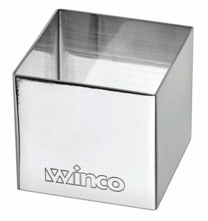 Aro Cuadrado Para Emplatar Acero Inox 5x5cm