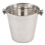 Balde De Hielo Para Mesa Hielera Acero Inox 12cm