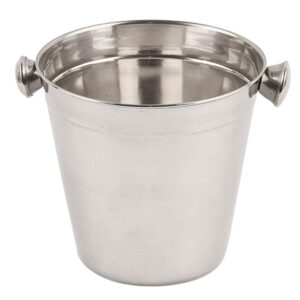 Balde De Hielo Para Mesa Hielera Acero Inox 12cm