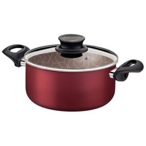 Cacerola Baja Ø22cm Antiadherente Paris Rojo 4lt