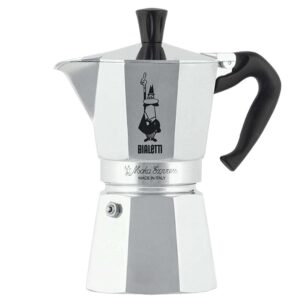 Cafetera Moka Express Bialetti Aluminio 6 Tazas