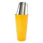 Coctelera Boston Acero Inoxidable Tin Color Amarillo + Mid Tin