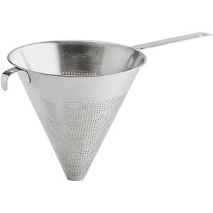 Colador Chino Fino Profesional Deluxe Con Cabo Acero Inox 22cm