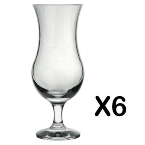 Copa Para Tragos Vidrio 355ml Huracan x6