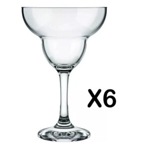 Copa Para Tragos Vidrio 335ml Margarita x6
