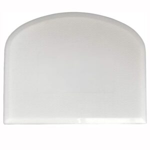Cornet / Scraper Flexible De Plástico Curvo Blanco 12cm