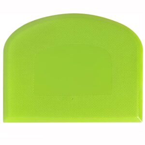 Cornet / Scraper Flexible De Plástico Curvo Verde 12cm