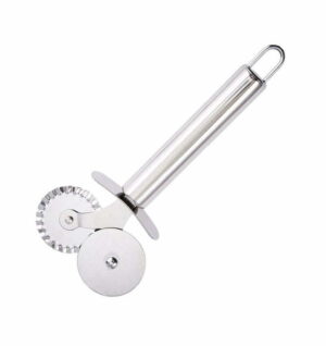Rueda Corta Pasta Doble Corte Liso / Rizado Inox